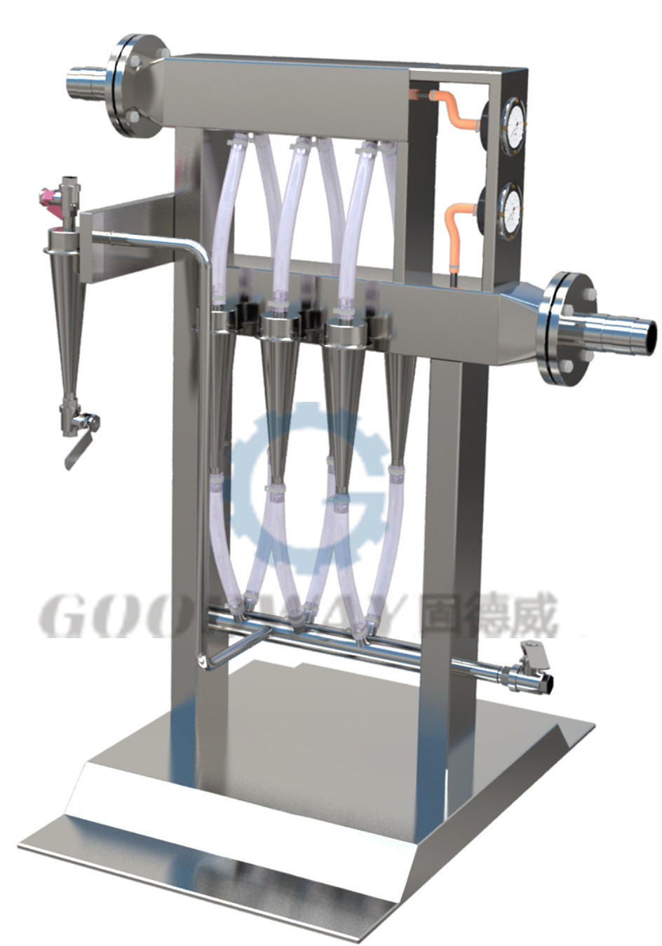淀粉爽滑細膩的口感 原來是因為除砂除泥器